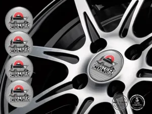 Subaru Wheel Sticker Logo Epoxy Dome Edition